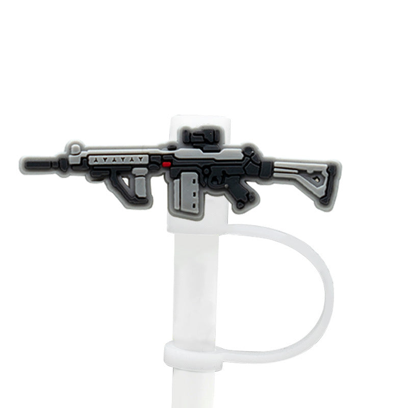 Wholesale 10pcs/pack Party straw clip straw cap silicone dust plug straw decoration